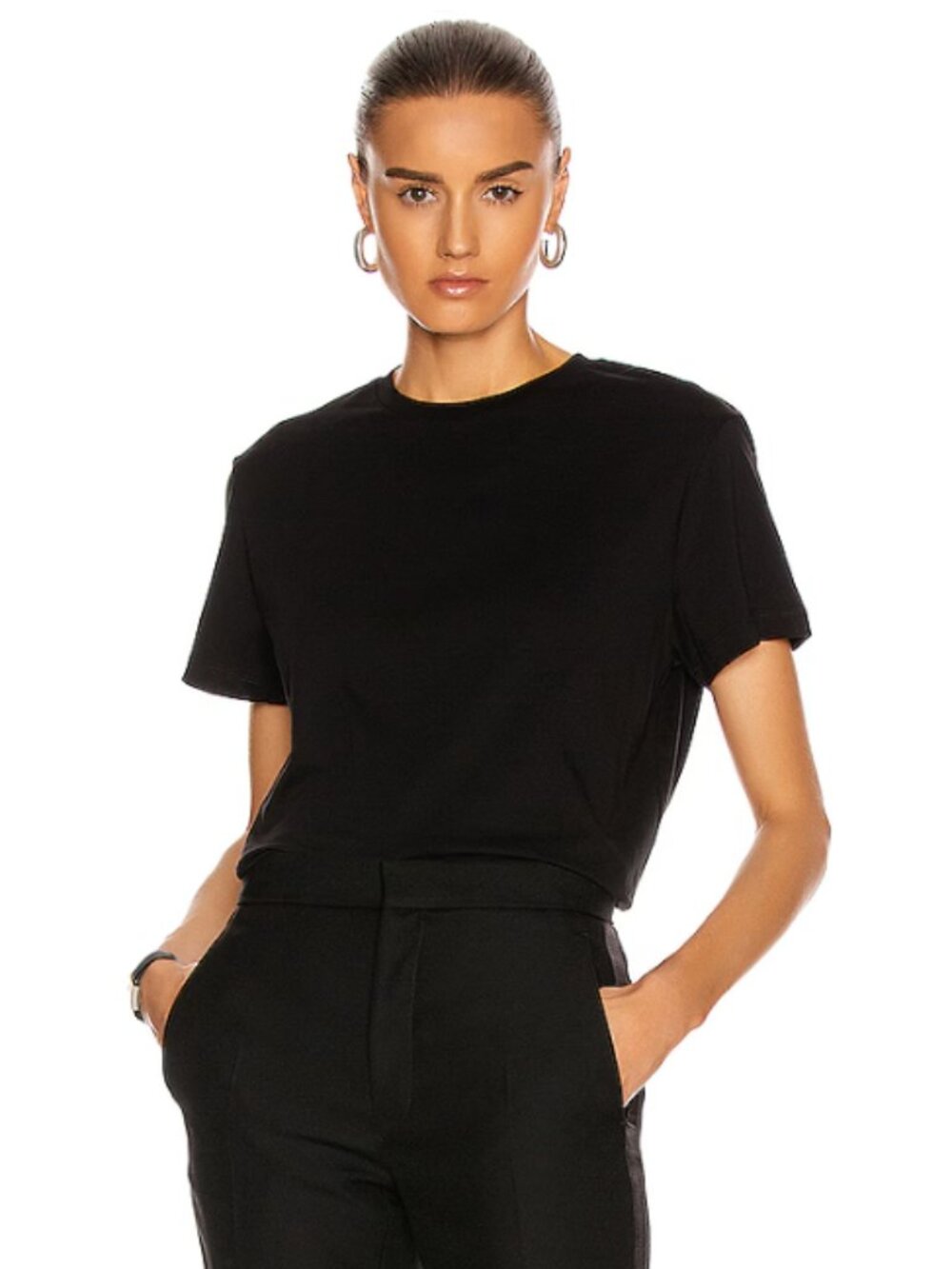 WARDROBE.NYC Women's XXS Black Classic T-Shirt -- like new